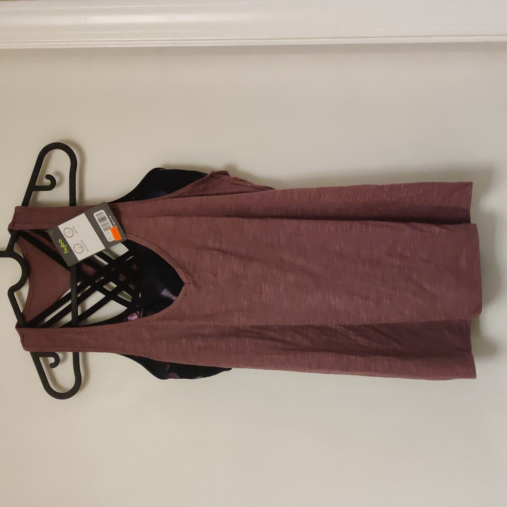 Hyba workout tank with bra Attached